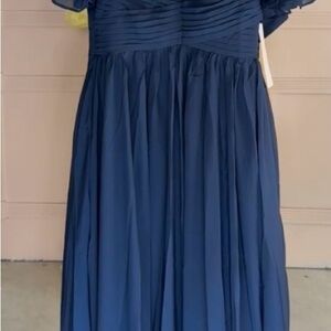 Chic Navy Blue Maxi Dress